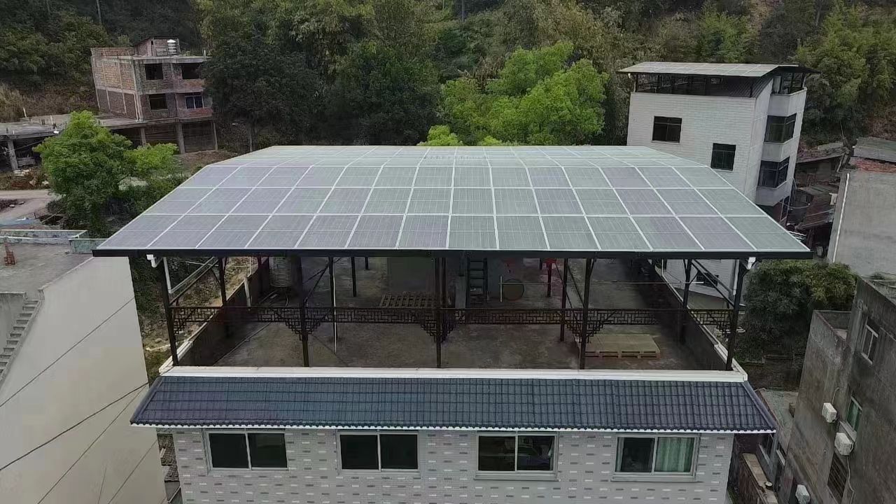 三河15kw+10kwh自建别墅家庭光伏储能系统